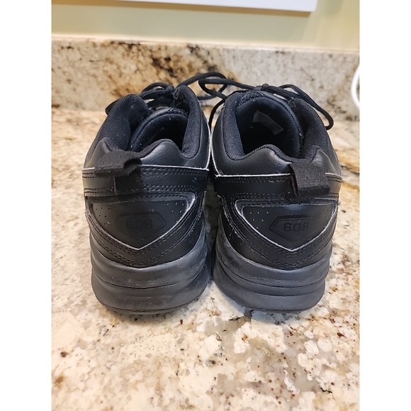 Mens Size 12D New Balance 608V5 Work Shoes Black Slip Resistant Sneakers Shoes main image 8